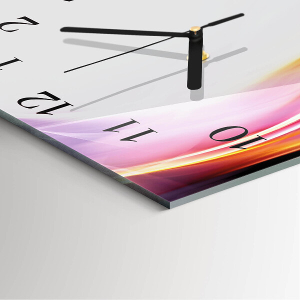 Wanduhr aus glas Abstraktion