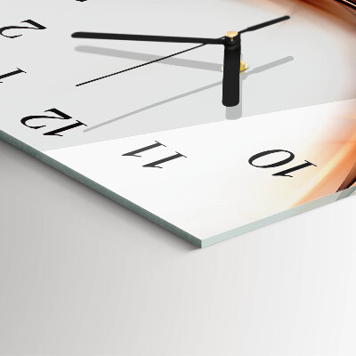 Wanduhr aus glas Abstraktion