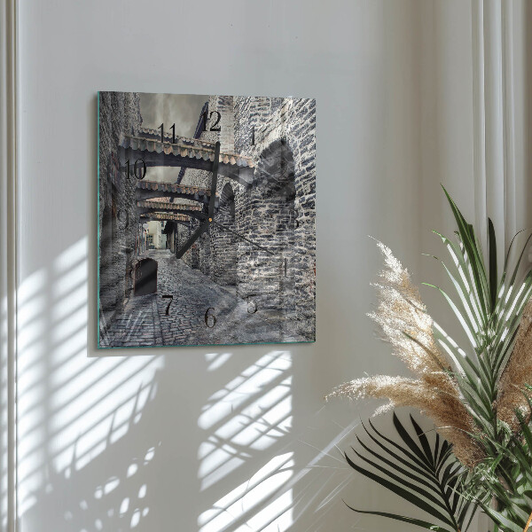 Wanduhr aus glas Avenue