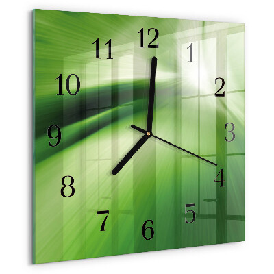 Wanduhr aus glas Abstraktion