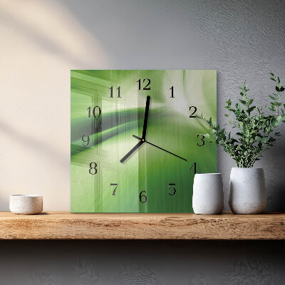 Wanduhr aus glas Abstraktion