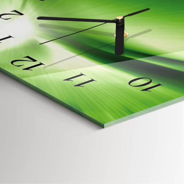 Wanduhr aus glas Abstraktion
