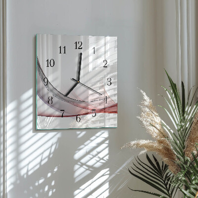 Wanduhr aus glas Abstraktion