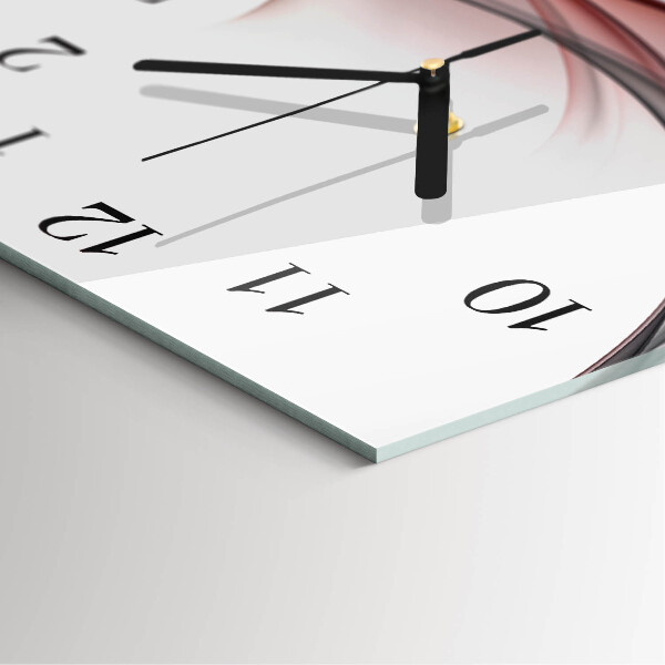 Wanduhr aus glas Abstraktion