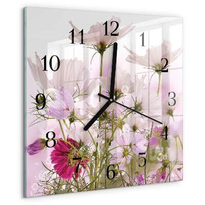 Wanduhr aus glas Kosmeen