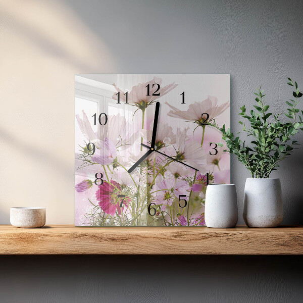 Wanduhr aus glas Kosmeen