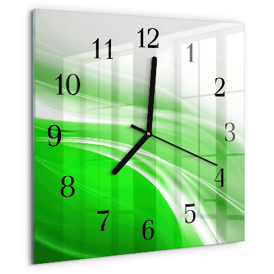 Wanduhr aus glas Abstraktion