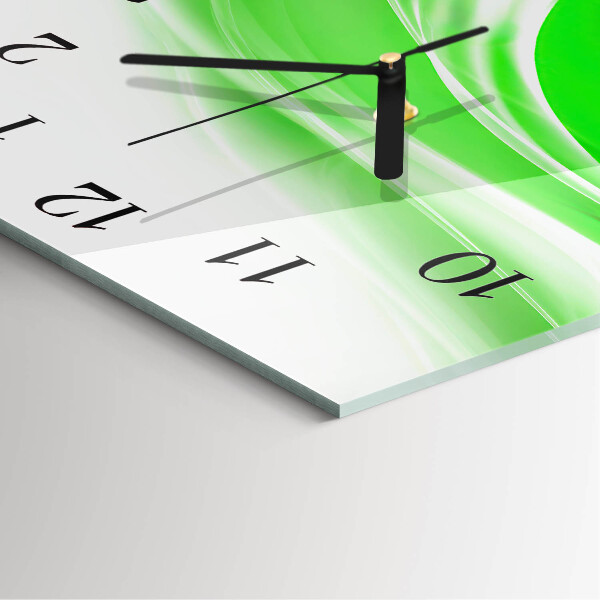 Wanduhr aus glas Abstraktion