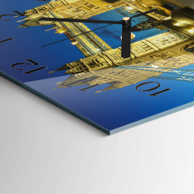 Wanduhr aus glas London Bridge