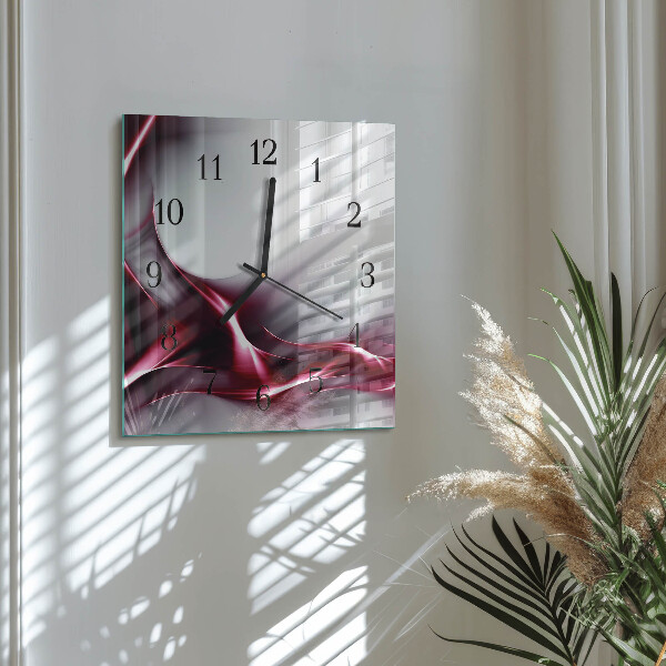 Wanduhr aus glas Abstraktion