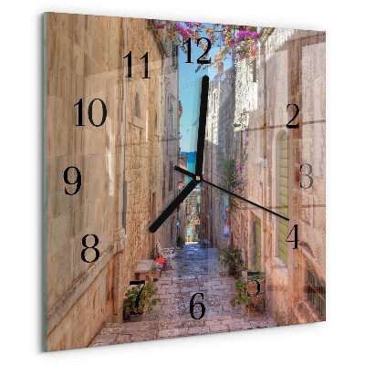 Wanduhr aus glas Avenue