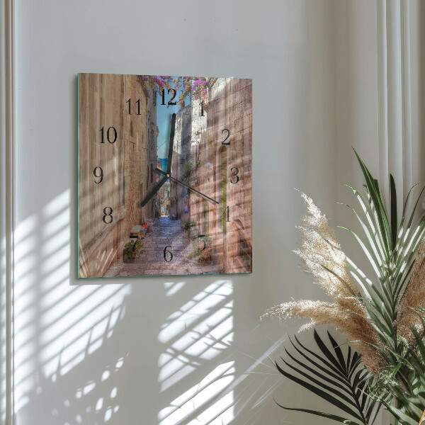 Wanduhr aus glas Avenue