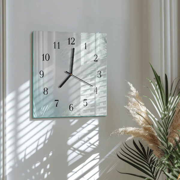 Wanduhr aus glas Abstraktion