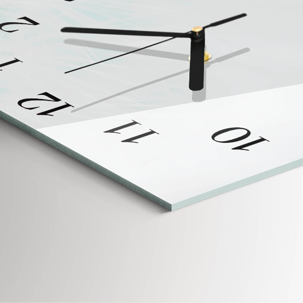 Wanduhr aus glas Abstraktion