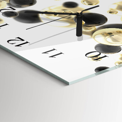 Wanduhr aus glas Abstraktion