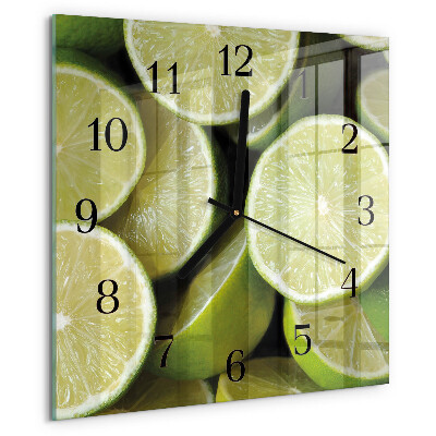 Wanduhr aus glas Kalziumkarbonat