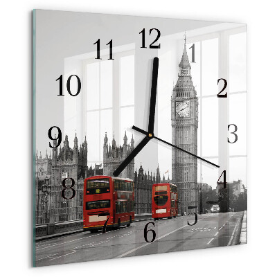 Wanduhr aus glas London