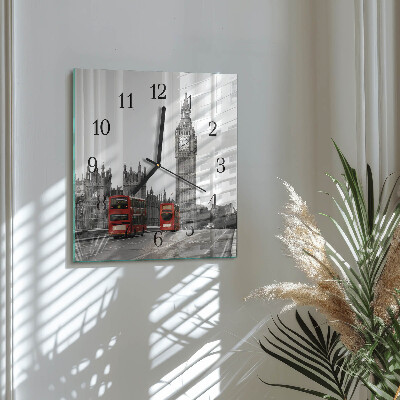 Wanduhr aus glas London