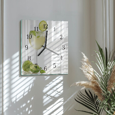 Wanduhr aus glas Kalziumkarbonat