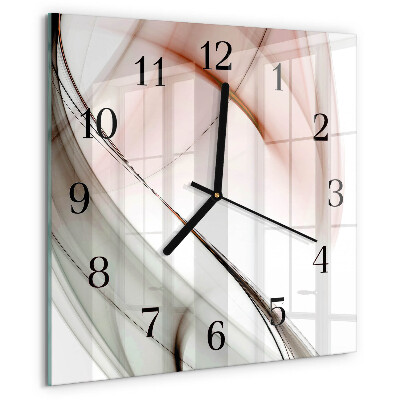 Wanduhr aus glas Abstraktion