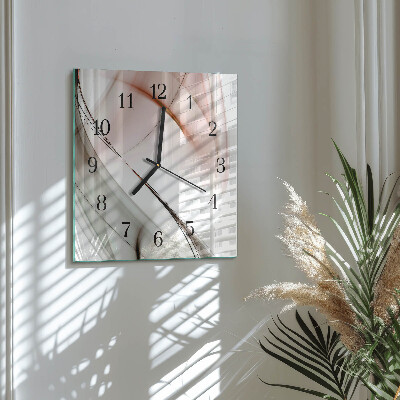 Wanduhr aus glas Abstraktion