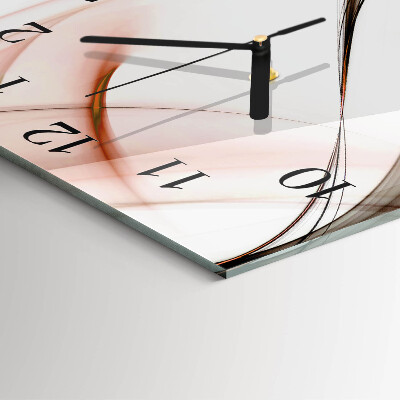 Wanduhr aus glas Abstraktion
