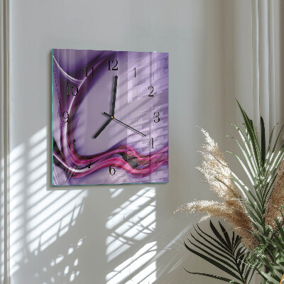 Wanduhr aus glas Abstraktion