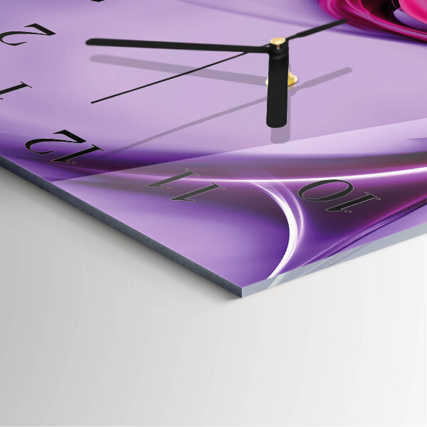 Wanduhr aus glas Abstraktion