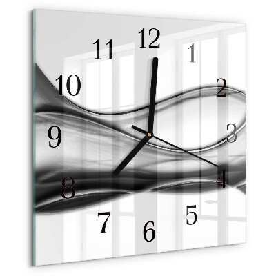 Wanduhr aus glas Abstraktion