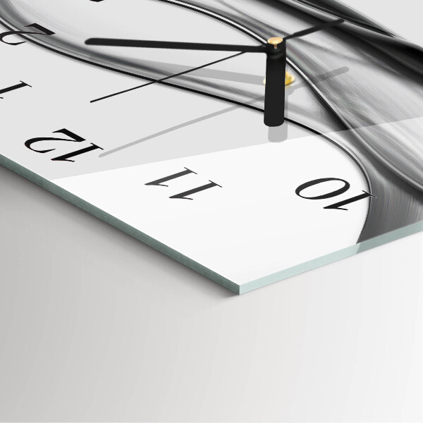 Wanduhr aus glas Abstraktion