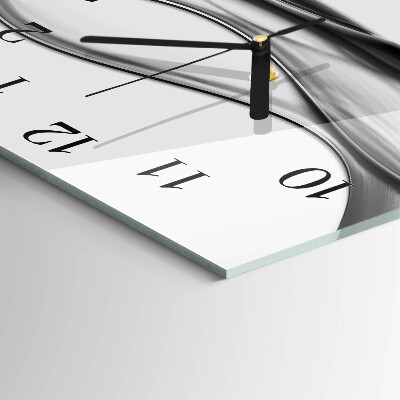 Wanduhr aus glas Abstraktion