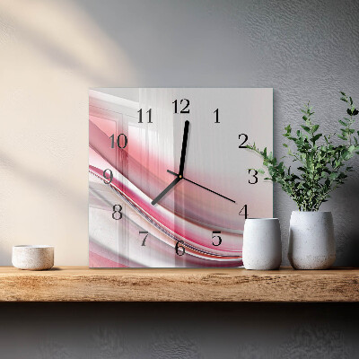 Wanduhr aus glas Abstraktion
