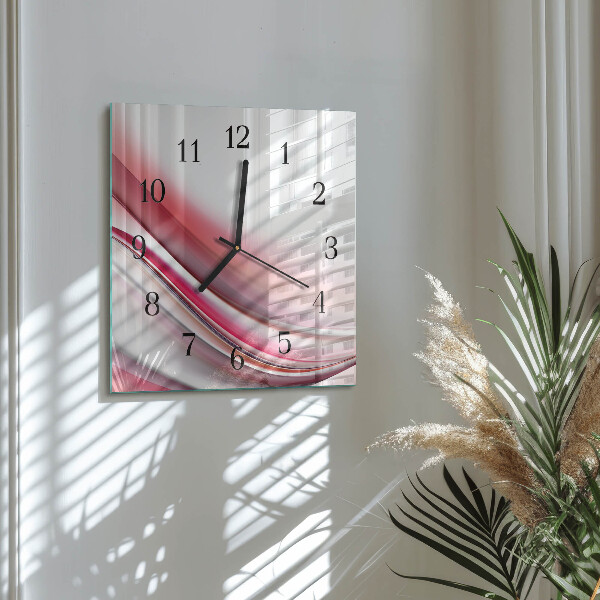 Wanduhr aus glas Abstraktion