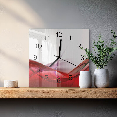 Wanduhr aus glas Abstraktion