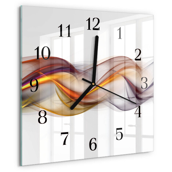 Wanduhr aus glas Abstraktion