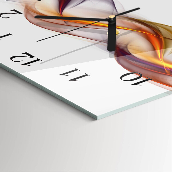 Wanduhr aus glas Abstraktion