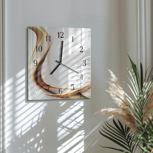 Wanduhr aus glas Abstraktion