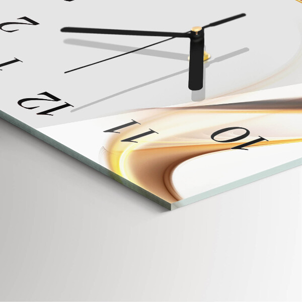 Wanduhr aus glas Abstraktion