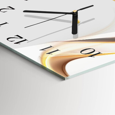 Wanduhr aus glas Abstraktion