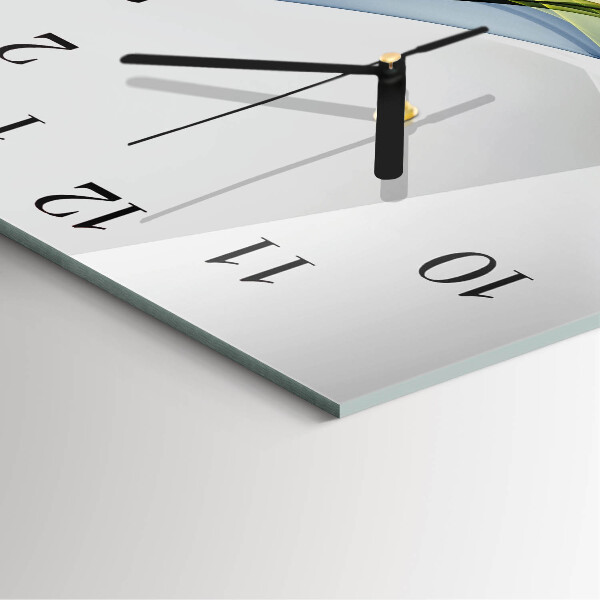 Wanduhr aus glas Abstraktion