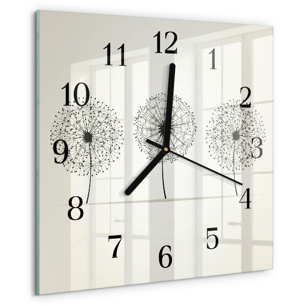 Wanduhr aus glas Abstraktion