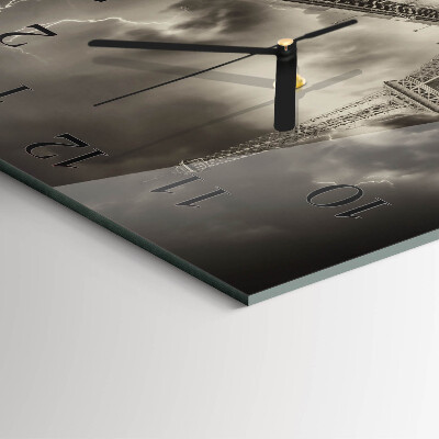 Wanduhr aus glas Paris