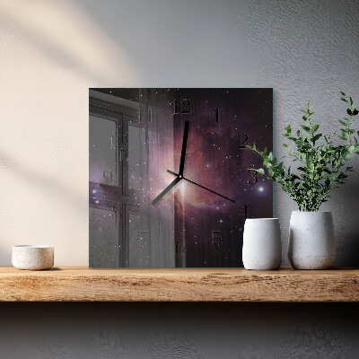 Wanduhr aus glas Raum