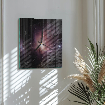 Wanduhr aus glas Raum