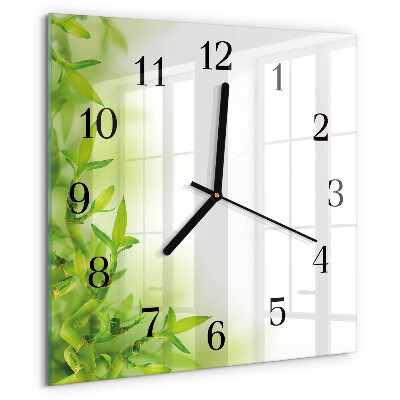 Wanduhr aus glas Natur