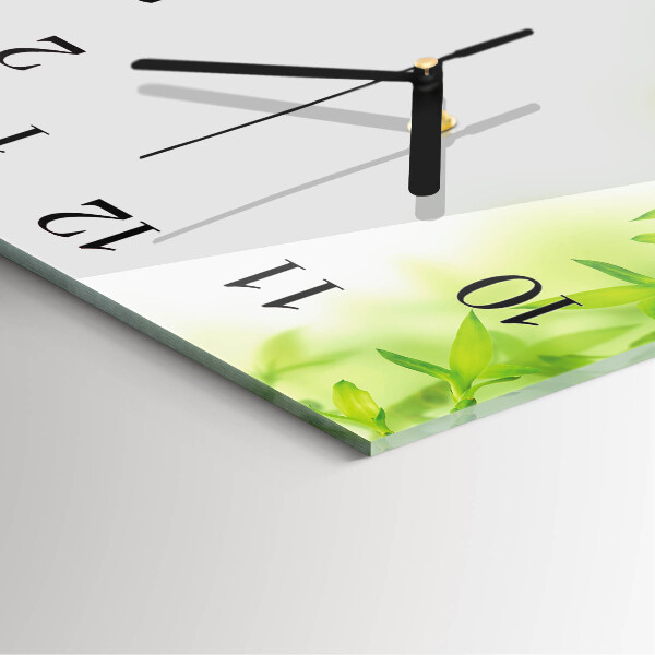 Wanduhr aus glas Natur