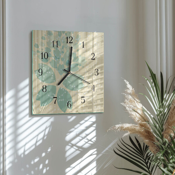 Wanduhr aus glas Abstraktion