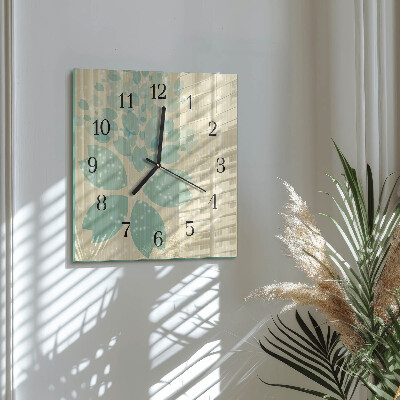 Wanduhr aus glas Abstraktion