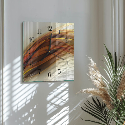 Wanduhr aus glas Abstraktion