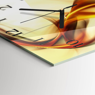 Wanduhr aus glas Abstraktion